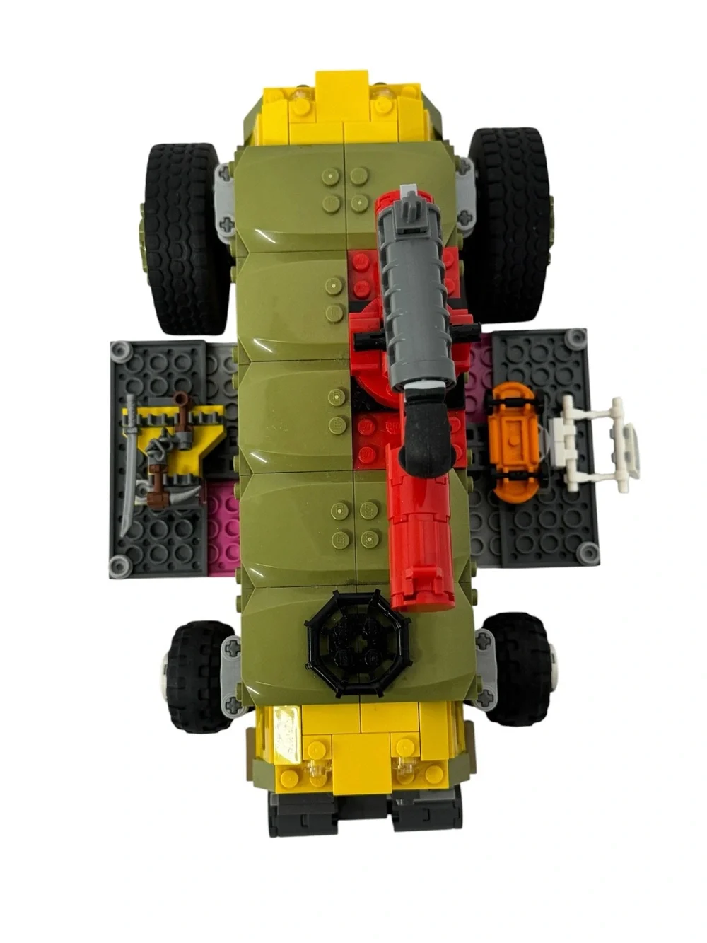 LEGO Teenage Mutant Ninja Turtles: The Shellraiser Street Chase 79104 Incomplete